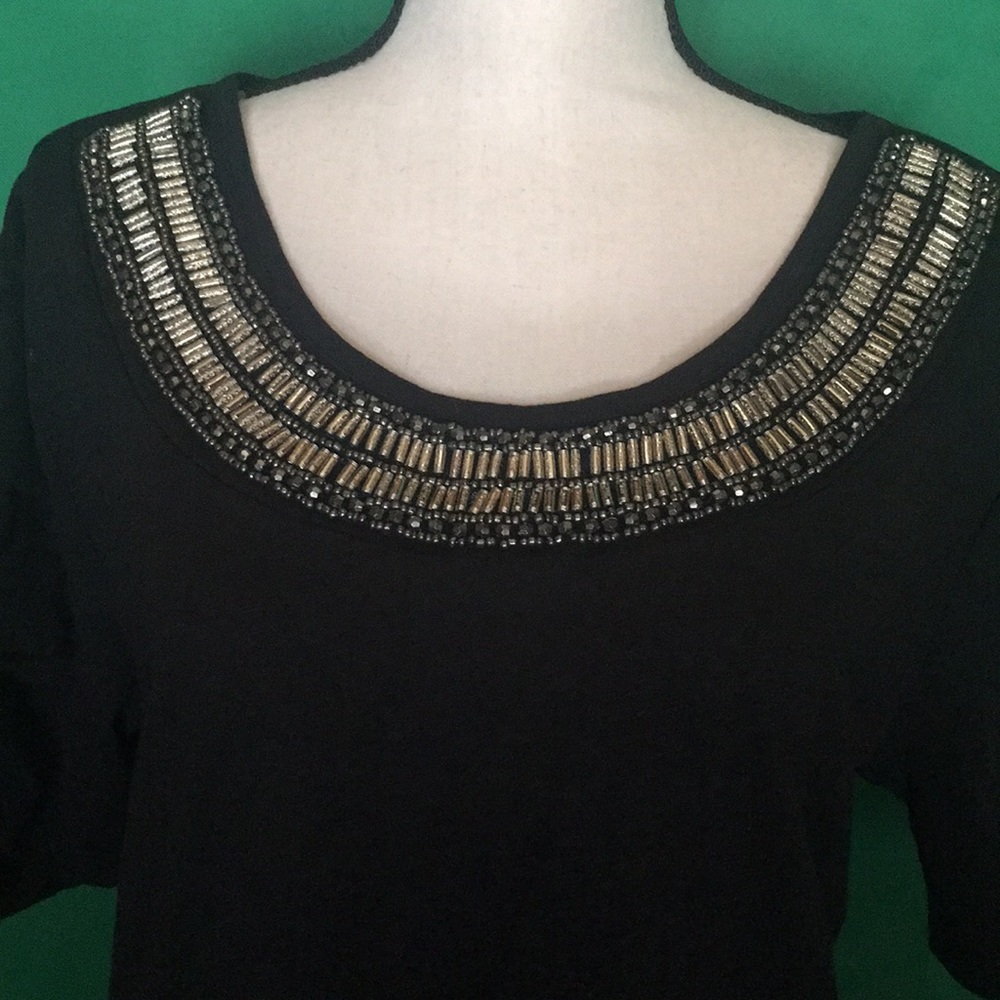 Tru Self Jewel Neckline Top - Picture 11 of 14